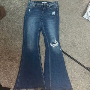 Blue Flare & Wide Leg Jeans